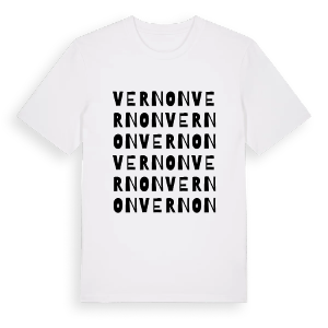 Vernon ordlek t-shirt – ekologisk bomull t-shirt från Pinshirt