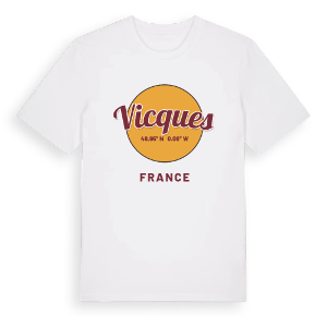 Vicques cirkel t-shirt – ekologisk bomull t-shirt från Pinshirt
