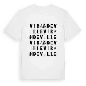 Virandeville ordlek t-shirt – ekologisk bomull t-shirt från Pinshirt