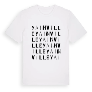 Yainville ordlek t-shirt – ekologisk bomull t-shirt från Pinshirt