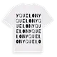 Yquelon ordlek t-shirt