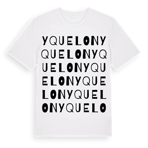 Yquelon ordlek t-shirt – ekologisk bomull t-shirt från Pinshirt