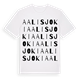 Aalisjoki ordlek t-shirt