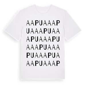 Aapua ordlek t-shirt – ekologisk bomull t-shirt från Pinshirt
