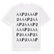 Aapua ordlek t-shirt