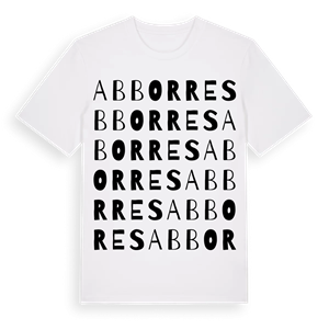 Abborres ordlek t-shirt – ekologisk bomull t-shirt från Pinshirt