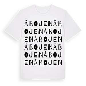 Åbojen ordlek t-shirt – ekologisk bomull t-shirt från Pinshirt