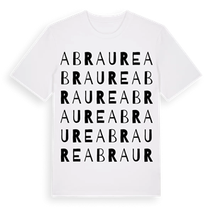 Abraure ordlek t-shirt – ekologisk bomull t-shirt från Pinshirt