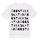 Äggstubbskatan ordlek t-shirt