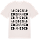 Vintage White t-shirt med Åheden ordlek t-shirt