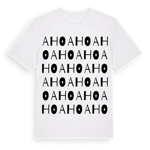Aho ordlek t-shirt – ekologisk bomull t-shirt från Pinshirt