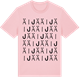 Pink Cotton t-shirt med Äijä ordlek t-shirt