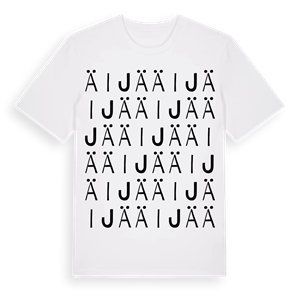 Äijä ordlek t-shirt – ekologisk bomull t-shirt från Pinshirt