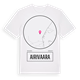 White t-shirt med Airivaara t-shirt