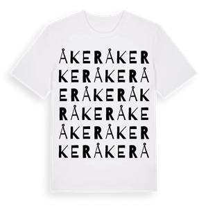Åker ordlek t-shirt – ekologisk bomull t-shirt från Pinshirt
