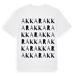Akkar ordlek t-shirt – ekologisk bomull t-shirt från Pinshirt