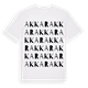 Akkar ordlek t-shirt