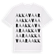 Akkavaara ordlek t-shirt