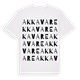 Akkavare ordlek t-shirt