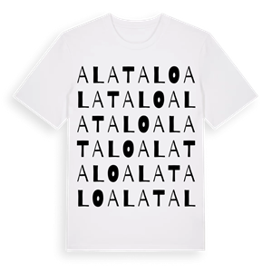 Alatalo ordlek t-shirt – ekologisk bomull t-shirt från Pinshirt