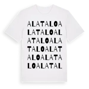 Alatalo ordlek t-shirt – ekologisk bomull t-shirt från Pinshirt
