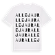Allejaur ordlek t-shirt