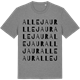 Mid Heather Gray t-shirt med Allejaur ordlek t-shirt