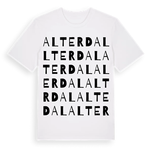 Alterdal ordlek t-shirt – ekologisk bomull t-shirt från Pinshirt