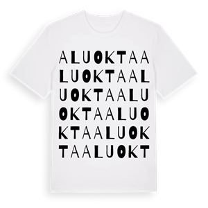 Aluokta ordlek t-shirt – ekologisk bomull t-shirt från Pinshirt