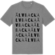 Mid Heather Gray t-shirt med Älvbacka ordlek t-shirt