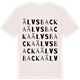 Vintage White t-shirt med Älvsbacka ordlek t-shirt