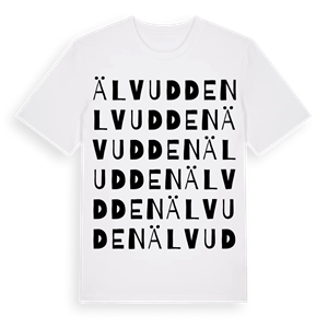Älvudden ordlek t-shirt – ekologisk bomull t-shirt från Pinshirt