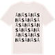 Vintage White t-shirt med Ånäs ordlek t-shirt
