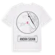 White t-shirt med Andra Sidan t-shirt