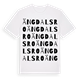 Ängdalsro ordlek t-shirt
