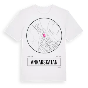Ankarskatan t-shirt – ekologisk bomull t-shirt från Pinshirt