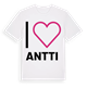 Jag älskar Antti t-shirt stort tryck