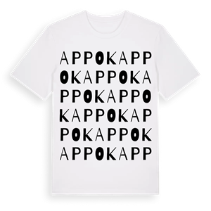 Appok ordlek t-shirt – ekologisk bomull t-shirt från Pinshirt