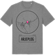 Mid Heather Gray t-shirt med Arjeplog t-shirt