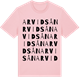 Pink Cotton t-shirt med Arvidsån ordlek t-shirt