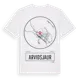 White t-shirt med Arvidsjaur t-shirt