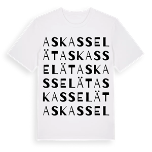 Askasselät ordlek t-shirt – ekologisk bomull t-shirt från Pinshirt