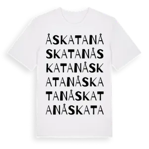 Åskatan ordlek t-shirt – ekologisk bomull t-shirt från Pinshirt