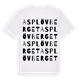 Asplövberget ordlek t-shirt