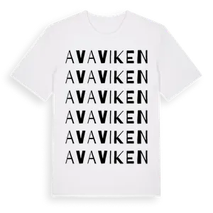Avaviken ordlek t-shirt – ekologisk bomull t-shirt från Pinshirt
