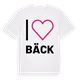 Jag älskar Bäck t-shirt stort tryck