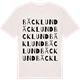 Vintage White t-shirt med Bäcklund ordlek t-shirt