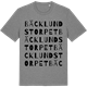 Mid Heather Gray t-shirt med Bäcklundstorpet ordlek t-shirt