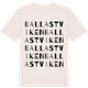 Vintage White t-shirt med Ballastviken ordlek t-shirt