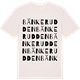 Vintage White t-shirt med Bänkerudden ordlek t-shirt
